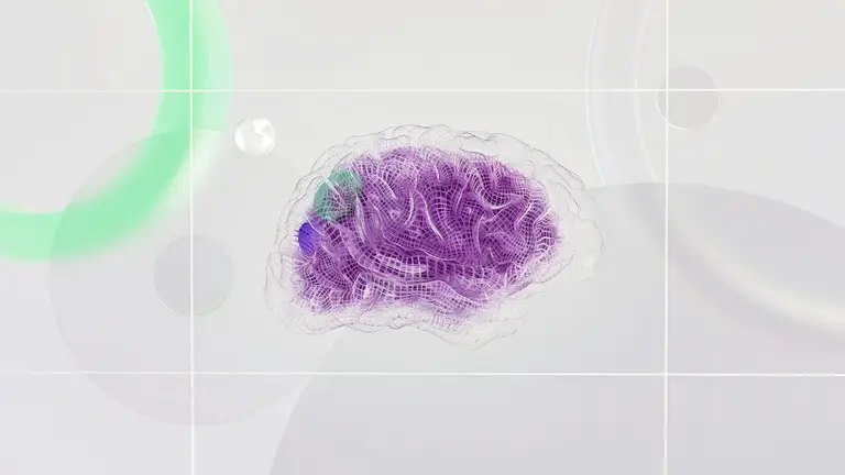 A neuroscience research lab with brain imaging on screens