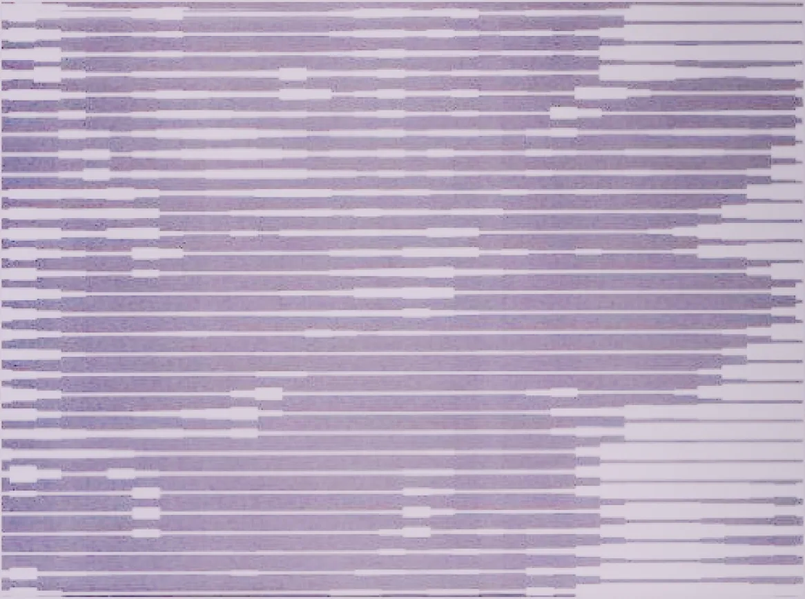 Abstract purple whole-genome sequencing pattern