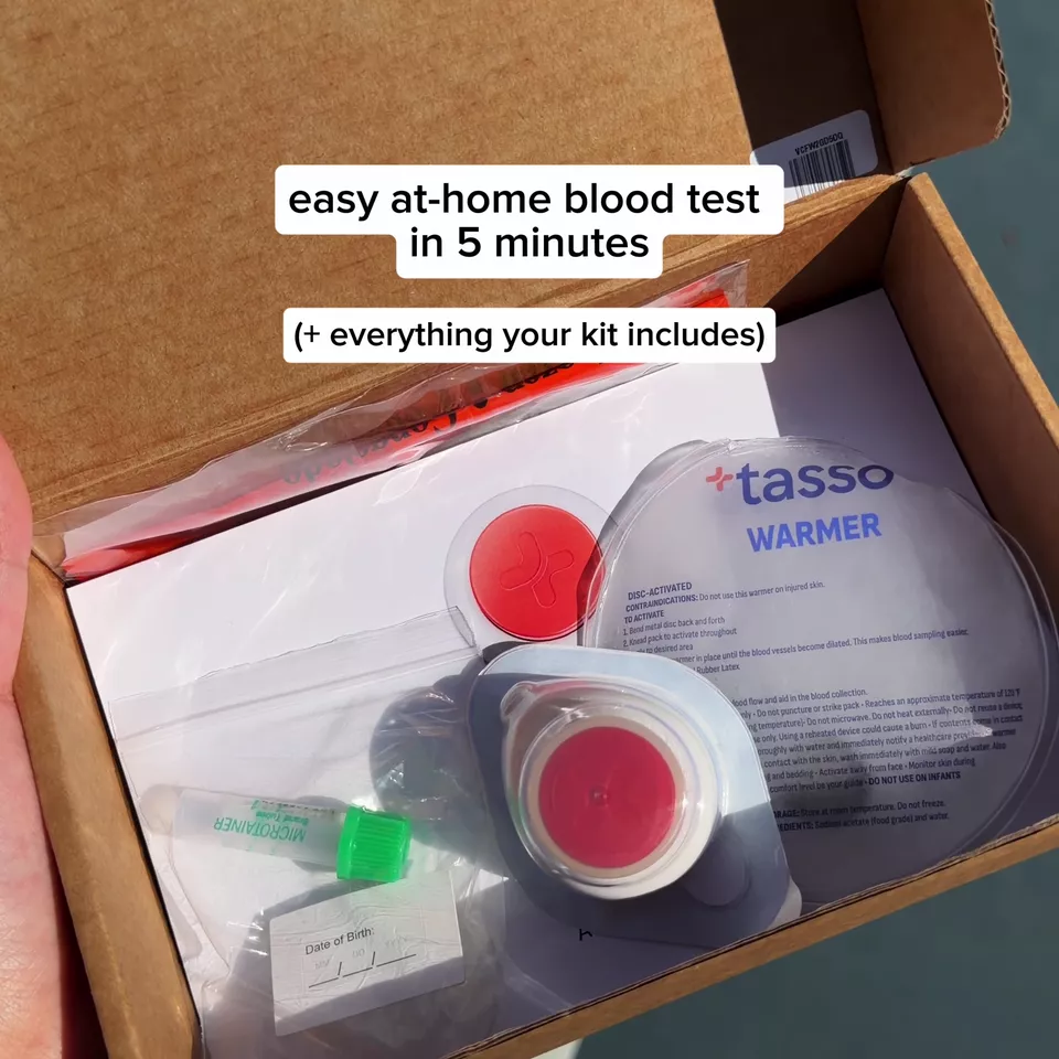 How to use the Tasso+ at-home blood collection kit